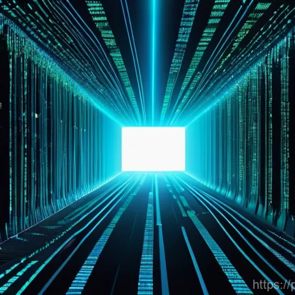 API 보안 Best Practices - 0 and JWT. Before the gate, a stylized, ethereal stream of digital data flows, with authorized data ...