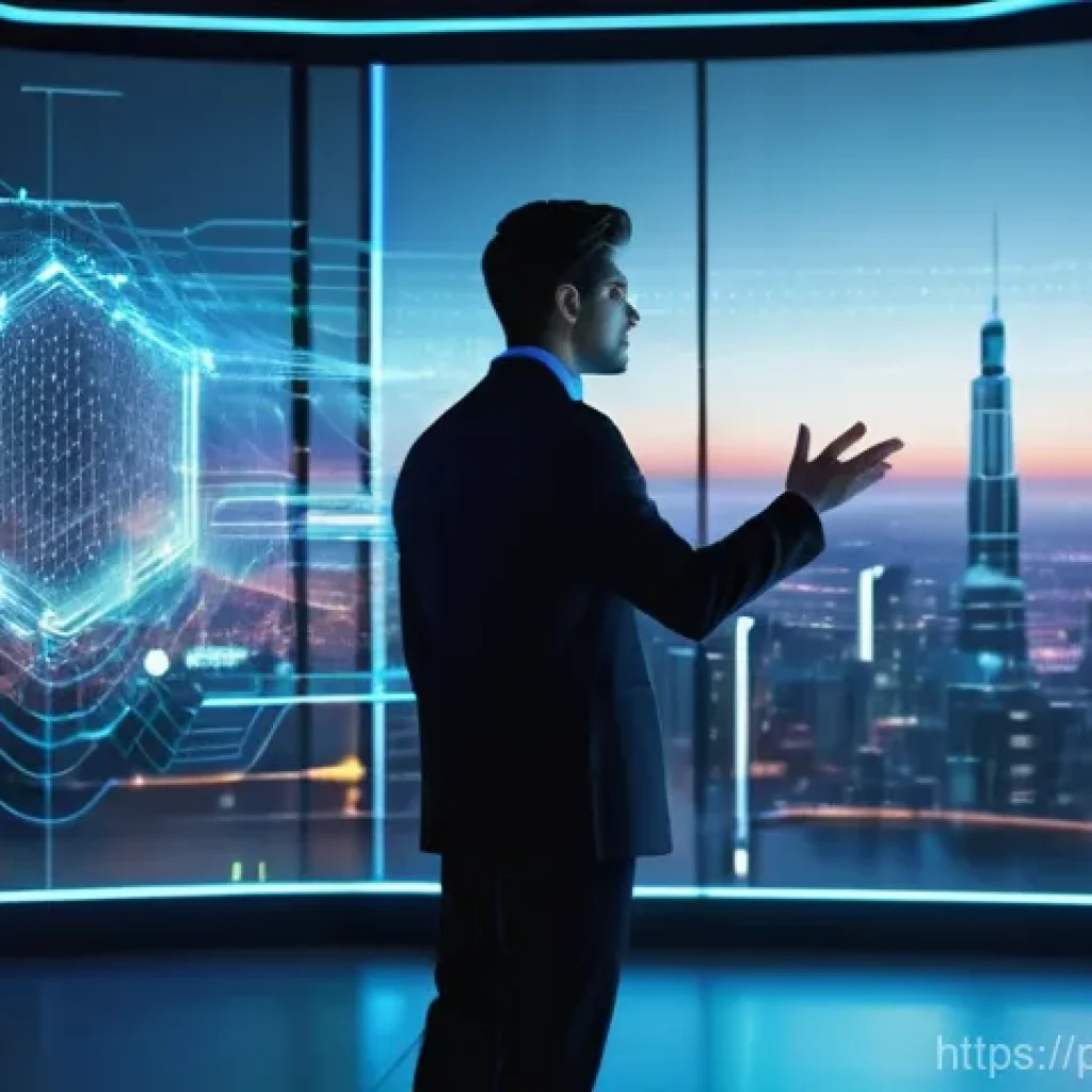 API 설계를 위한 데이터 모델링 기법 - **Prompt:** A highly detailed, cinematic shot of a futuristic data architect, a person in their late...