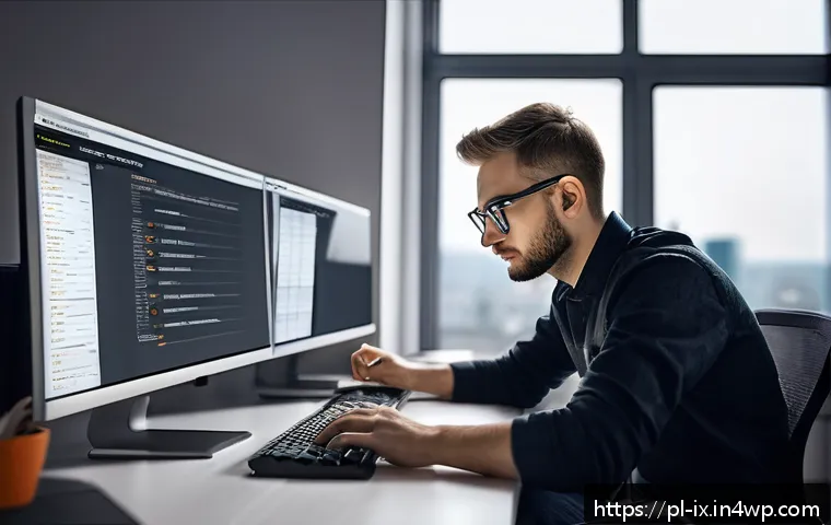 API 설계 원칙을 위한 커뮤니티 리소스 - A modern software development workspace focused on API design, showing a Polish programmer working a...